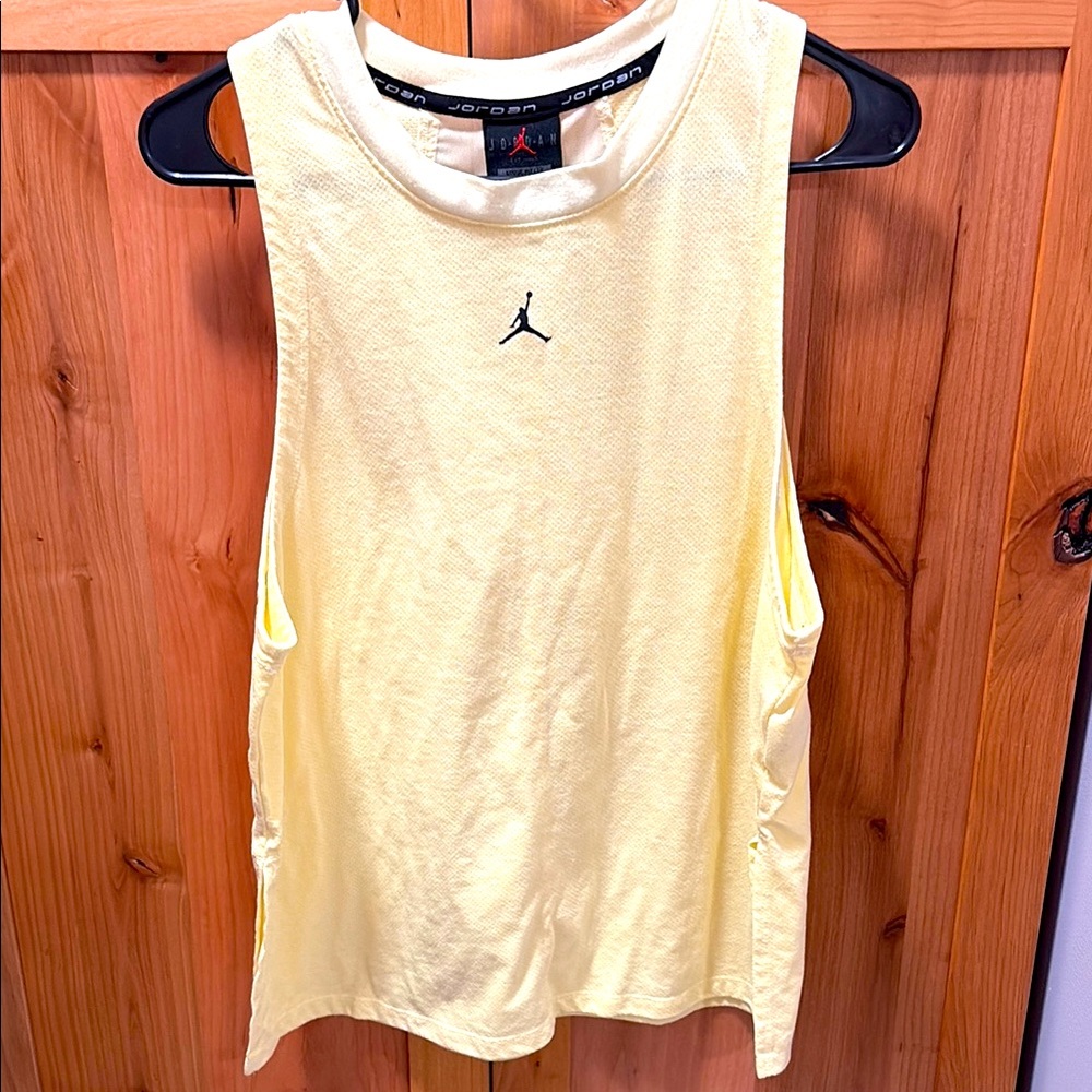 Women’s Jordan Yellow Sleeveless Muscle Tee